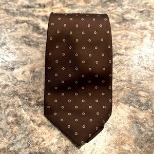 Stafford Brown Geometric Men’s Tie